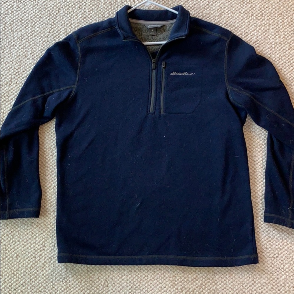 L Eddie Bauer Quarter Zip